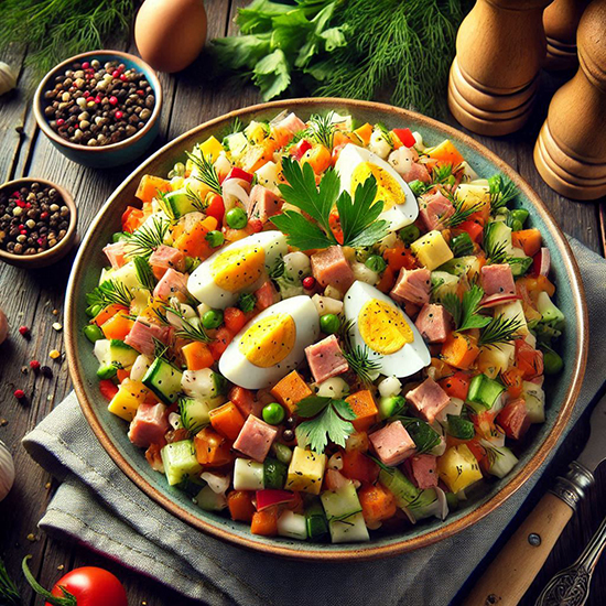 فوت و فن سالاد الویه