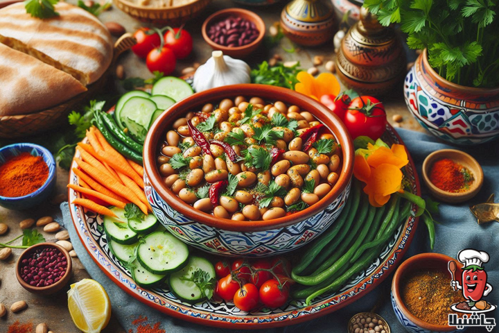 خوراک لوبیا مراکشی