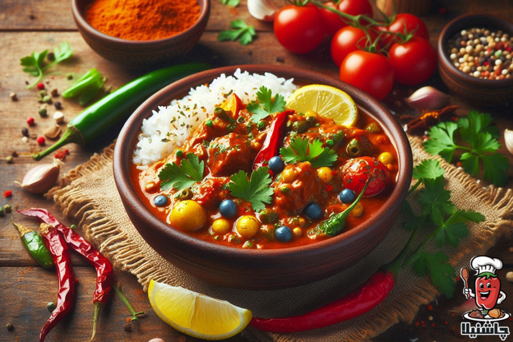 کاری هندی با گوشت
