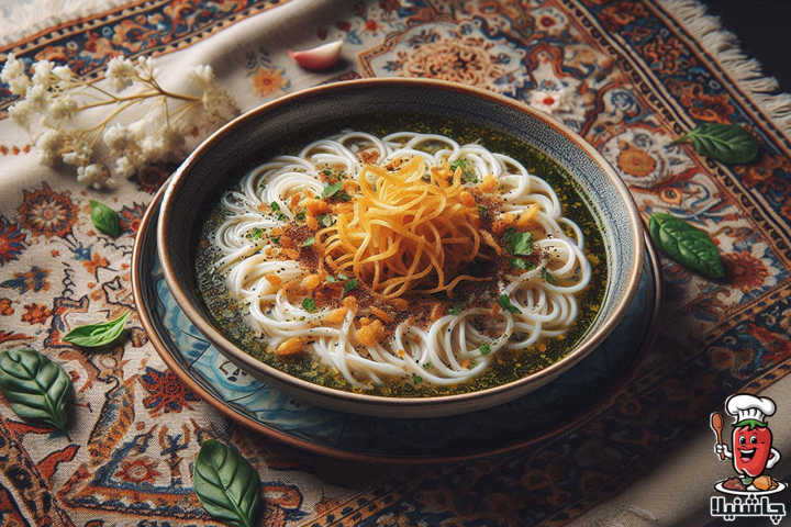 نحوه پخت آش رشته