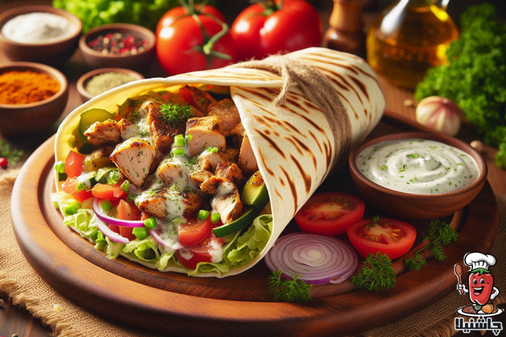 مواد شاورمای عربی