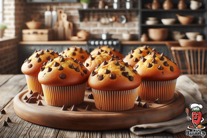 مافین شکلات چیپسی